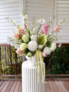 Sonder Wedding Arrangement - Strawberry Matcha - Premium Artificial Wedding Flowers by Sonder & Stone Boutique