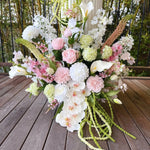 Sonder Wedding Arrangement - Strawberry Matcha (calla lilies) - Premium Artificial Wedding Flowers by Sonder & Stone Boutique