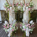 Sonder Wedding Arrangement - Strawberry Matcha (calla lilies) - Premium Artificial Wedding Flowers by Sonder & Stone Boutique
