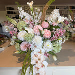 Sonder Wedding Arrangement - Strawberry Matcha (calla lilies) - Premium Artificial Wedding Flowers by Sonder & Stone Boutique
