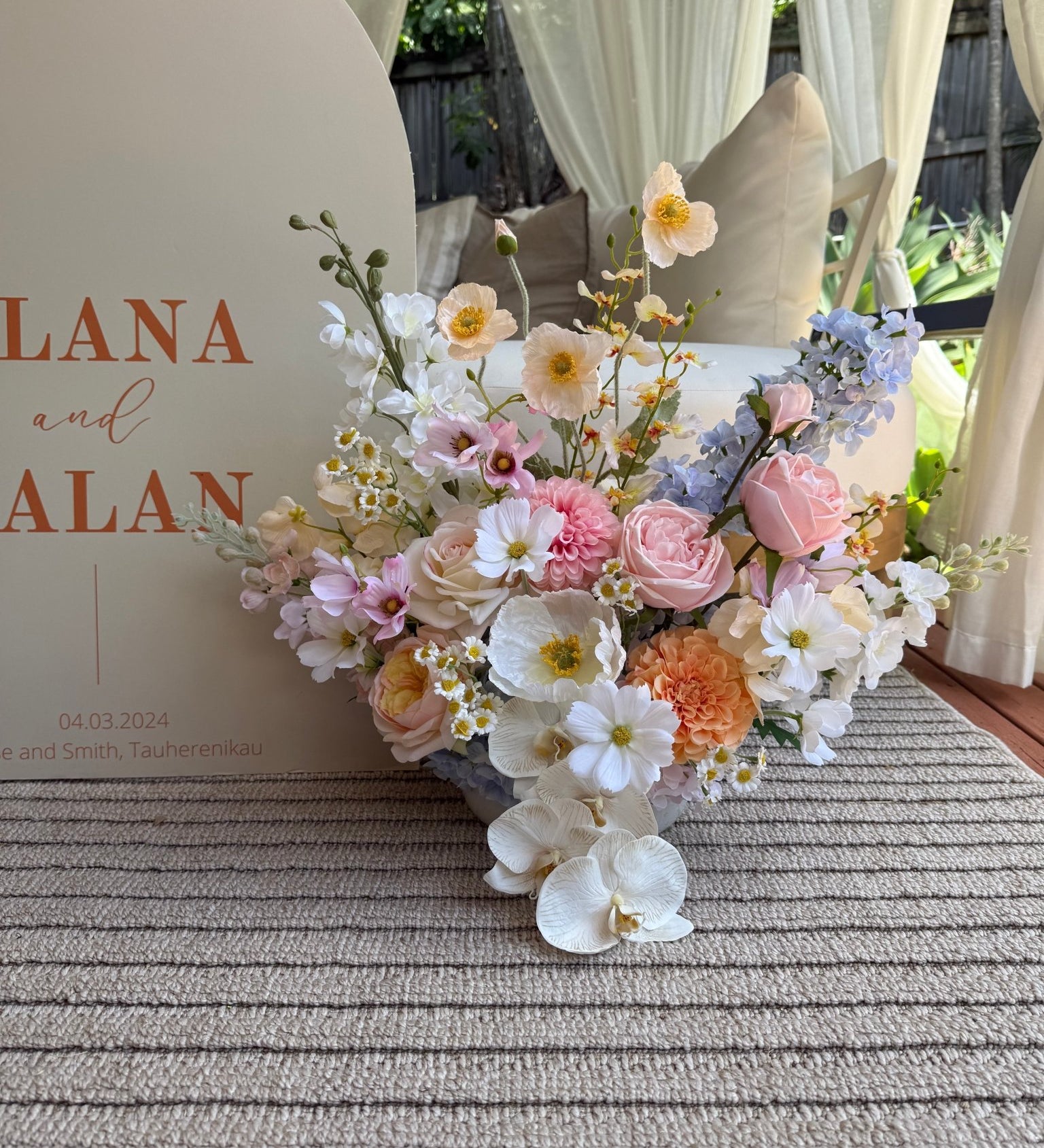Sonder Wedding Arrangement - That Girl - Premium Artificial Wedding Flowers by Sonder & Stone Boutique
