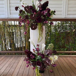 Sonder Wedding Arrangement - The Modernist (burgundy edit) - Premium Artificial Wedding Flowers by Sonder & Stone Boutique