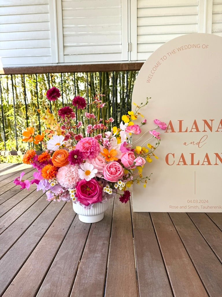 Sonder Wedding Arrangement - Tutti Frutti - Premium Artificial Wedding Flowers by Sonder & Stone Boutique