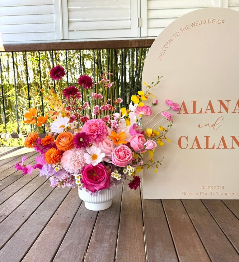 Sonder Wedding Arrangement - Tutti Frutti - Premium Artificial Wedding Flowers by Sonder & Stone Boutique