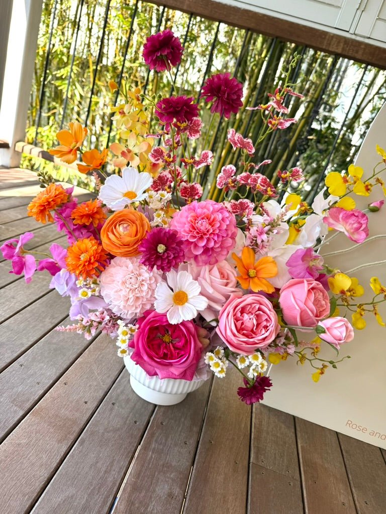 Sonder Wedding Arrangement - Tutti Frutti - Premium Artificial Wedding Flowers by Sonder & Stone Boutique