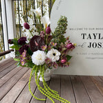 Sonder Wedding Arrangement - Velvet Plum - Premium Artificial Wedding Flowers by Sonder & Stone Boutique