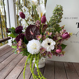 Sonder Wedding Arrangement - Velvet Plum - Premium Artificial Wedding Flowers by Sonder & Stone Boutique