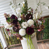Sonder Wedding Arrangement - Velvet Plum - Premium Artificial Wedding Flowers by Sonder & Stone Boutique