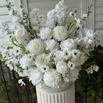 Sonder Wedding Arrangement - White Noise - Premium Artificial Wedding Flowers by Sonder & Stone Boutique