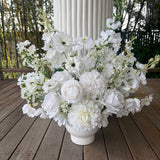 Sonder Wedding Arrangement - White Noise - Premium Artificial Wedding Flowers by Sonder & Stone Boutique