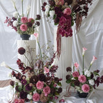 Sonder Wedding Arrangements - Bordeaux Collection (Limited Edition) - Premium Artificial Wedding Flowers by Sonder & Stone Boutique