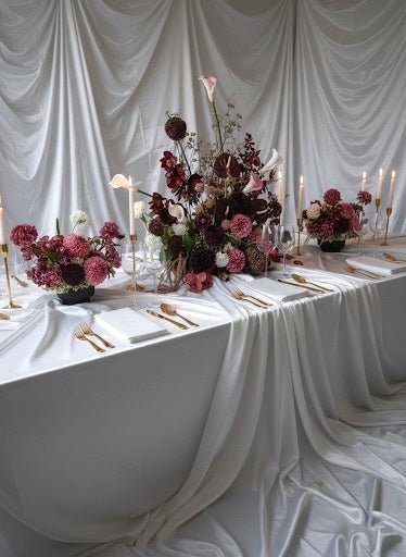 Sonder Wedding Arrangements - Bordeaux Collection (Limited Edition) - Premium Artificial Wedding Flowers by Sonder & Stone Boutique