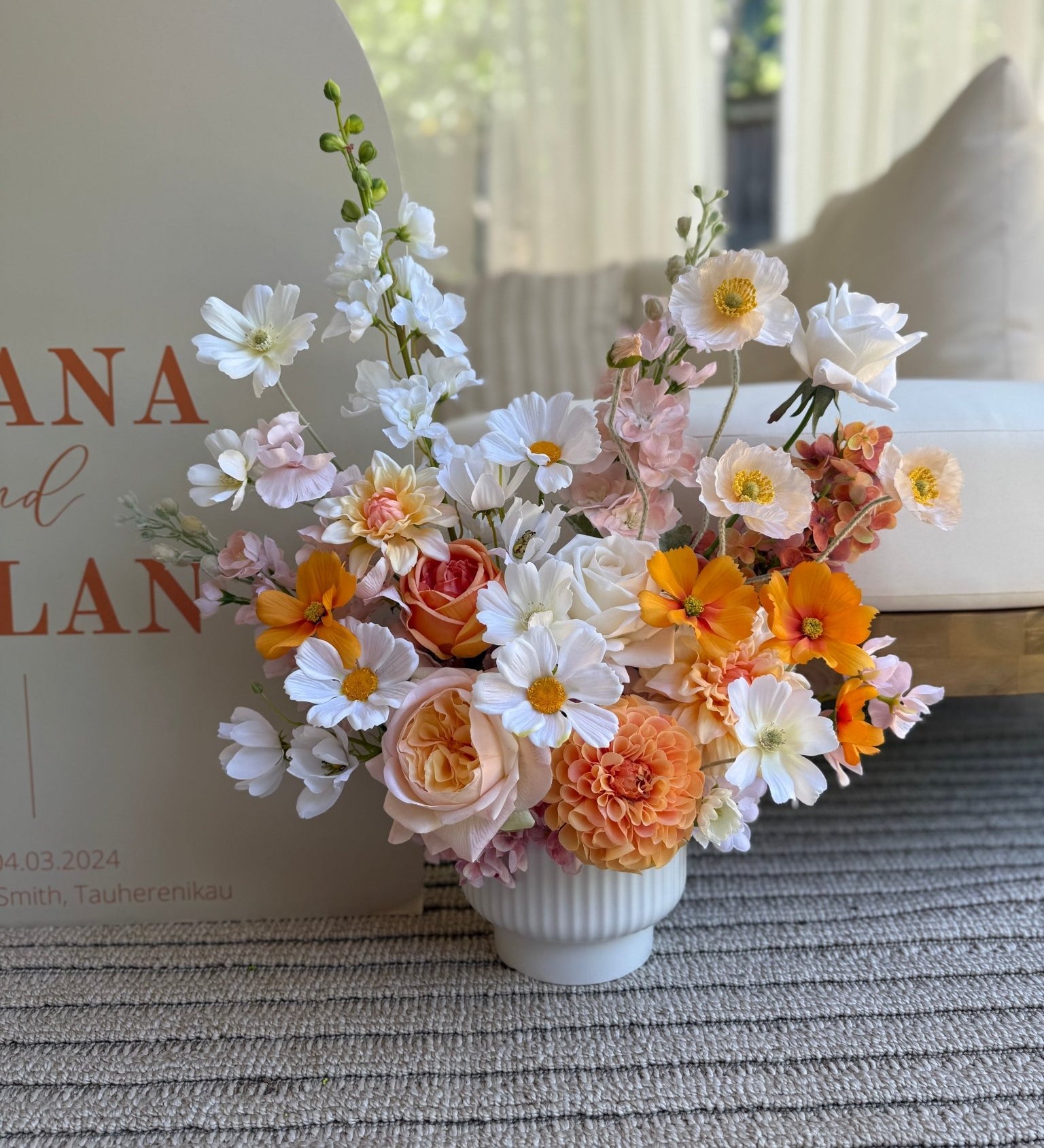 Sonder Wedding Arrangements - Golden Hour - Premium Artificial Wedding Flowers by Sonder & Stone Boutique