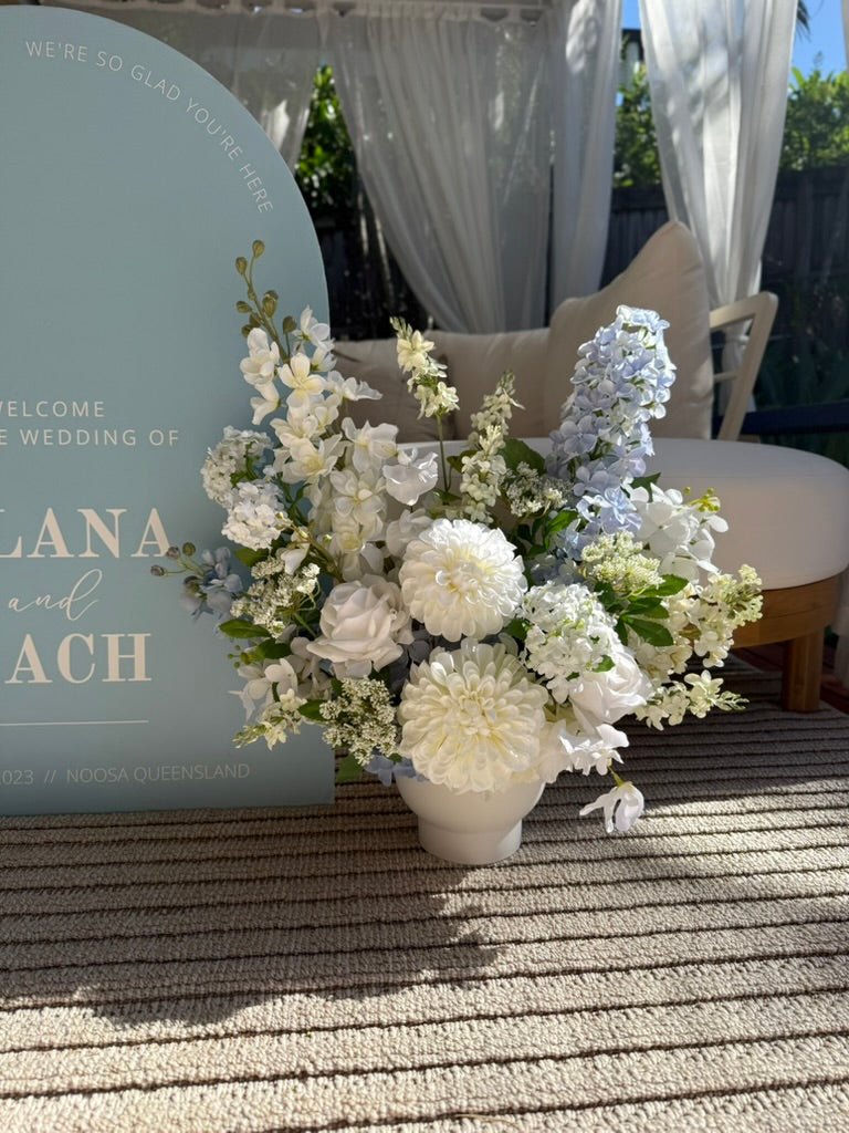 Sonder Wedding Arrangements - Something Blue - Premium Artificial Wedding Flowers by Sonder & Stone Boutique