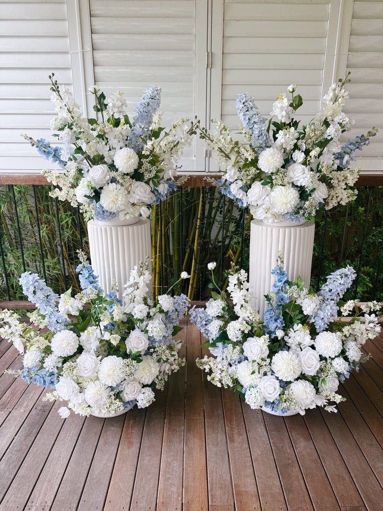 Sonder Wedding Arrangements - Something Blue - Premium Artificial Wedding Flowers by Sonder & Stone Boutique