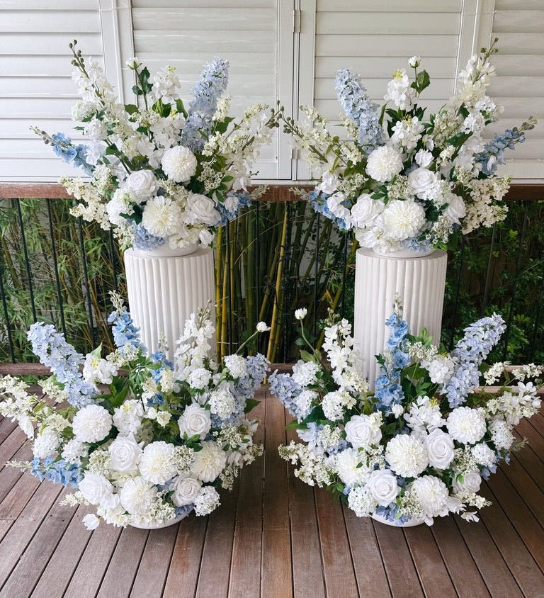 Sonder Wedding Arrangements - Something Blue - Premium Artificial Wedding Flowers by Sonder & Stone Boutique