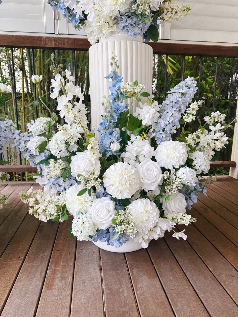 Sonder Wedding Arrangements - Something Blue - Premium Artificial Wedding Flowers by Sonder & Stone Boutique
