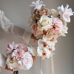 Sonder Wedding Bouquet - Barely Blush - Premium Artificial Wedding Flowers by Sonder + Stone Boutique