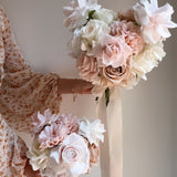 Sonder Wedding Bouquet - Barely Blush - Premium Artificial Wedding Flowers by Sonder + Stone Boutique