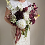 Sonder Wedding Bouquet - Bordeaux - Premium Artificial Wedding Flowers by Sonder & Stone Boutique