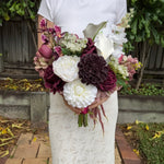Sonder Wedding Bouquet - Bordeaux - Premium Artificial Wedding Flowers by Sonder & Stone Boutique