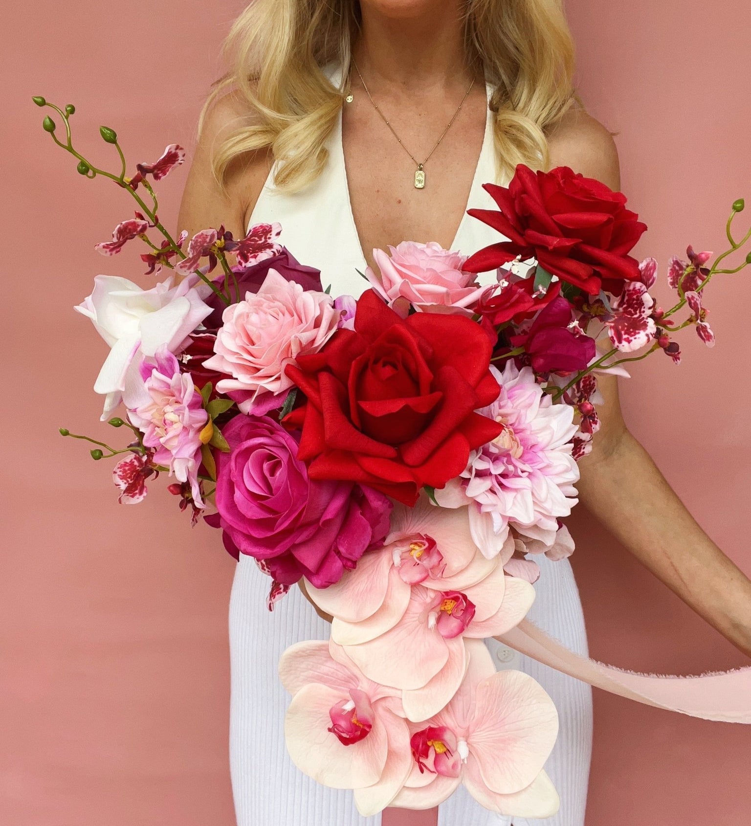 Artificial flowers Sonder Wedding Bouquet - Bright + Bold - Sonder + Stone Boutique