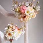 Sonder Wedding Bouquet - Buttercream - Premium Artificial Wedding Flowers by Sonder & Stone Boutique