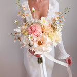 Sonder Wedding Bouquet - Buttercream - Premium Artificial Wedding Flowers by Sonder & Stone Boutique