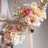 Sonder Wedding Bouquet - Buttercream - Premium Artificial Wedding Flowers by Sonder & Stone Boutique