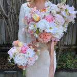 Sonder Wedding Bouquet - Buttercream Rosé - Sonder + Stone Boutique Artificial Wedding Flowers