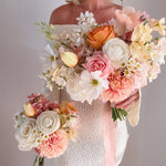 Sonder Wedding Bouquet - Buttercream Rosé - Sonder + Stone Boutique Artificial Wedding Flowers