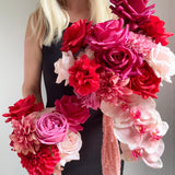 Sonder Wedding Bouquet - Cherry Bomb - Premium Artificial Wedding Flowers by Sonder + Stone Boutique