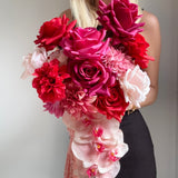 Sonder Wedding Bouquet - Cherry Bomb - Premium Artificial Wedding Flowers by Sonder + Stone Boutique