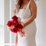 Sonder Wedding Bouquet - Cherry Bomb - Premium Artificial Wedding Flowers by Sonder + Stone Boutique