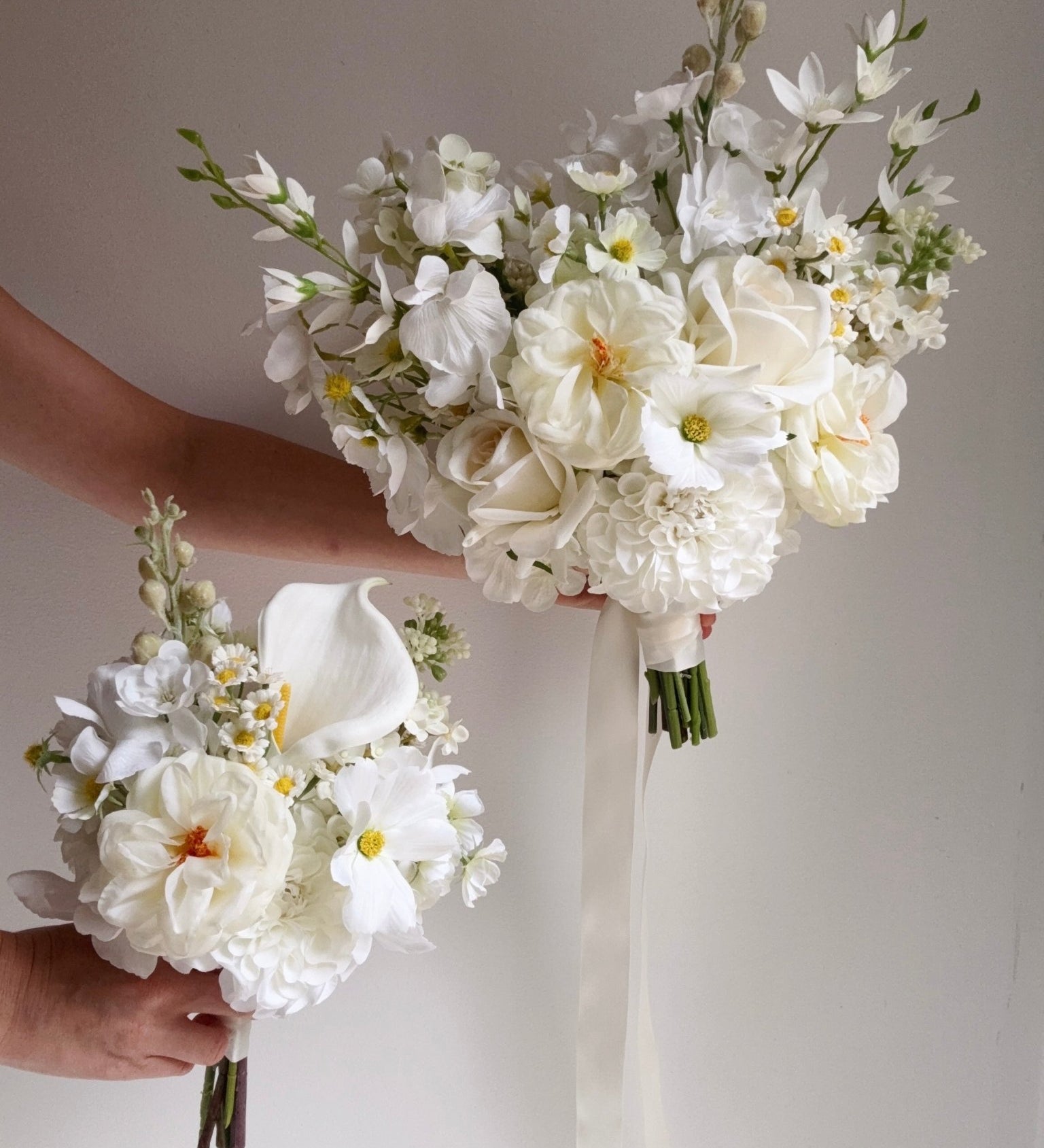 Sonder Wedding Bouquet - Cloud Nine - Premium Artificial Wedding Flowers by Sonder & Stone Boutique