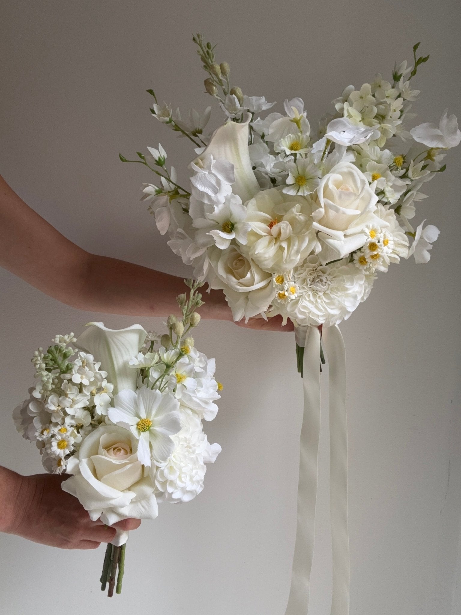 Sonder Wedding Bouquet - Cloud Nine - Premium Artificial Wedding Flowers by Sonder & Stone Boutique
