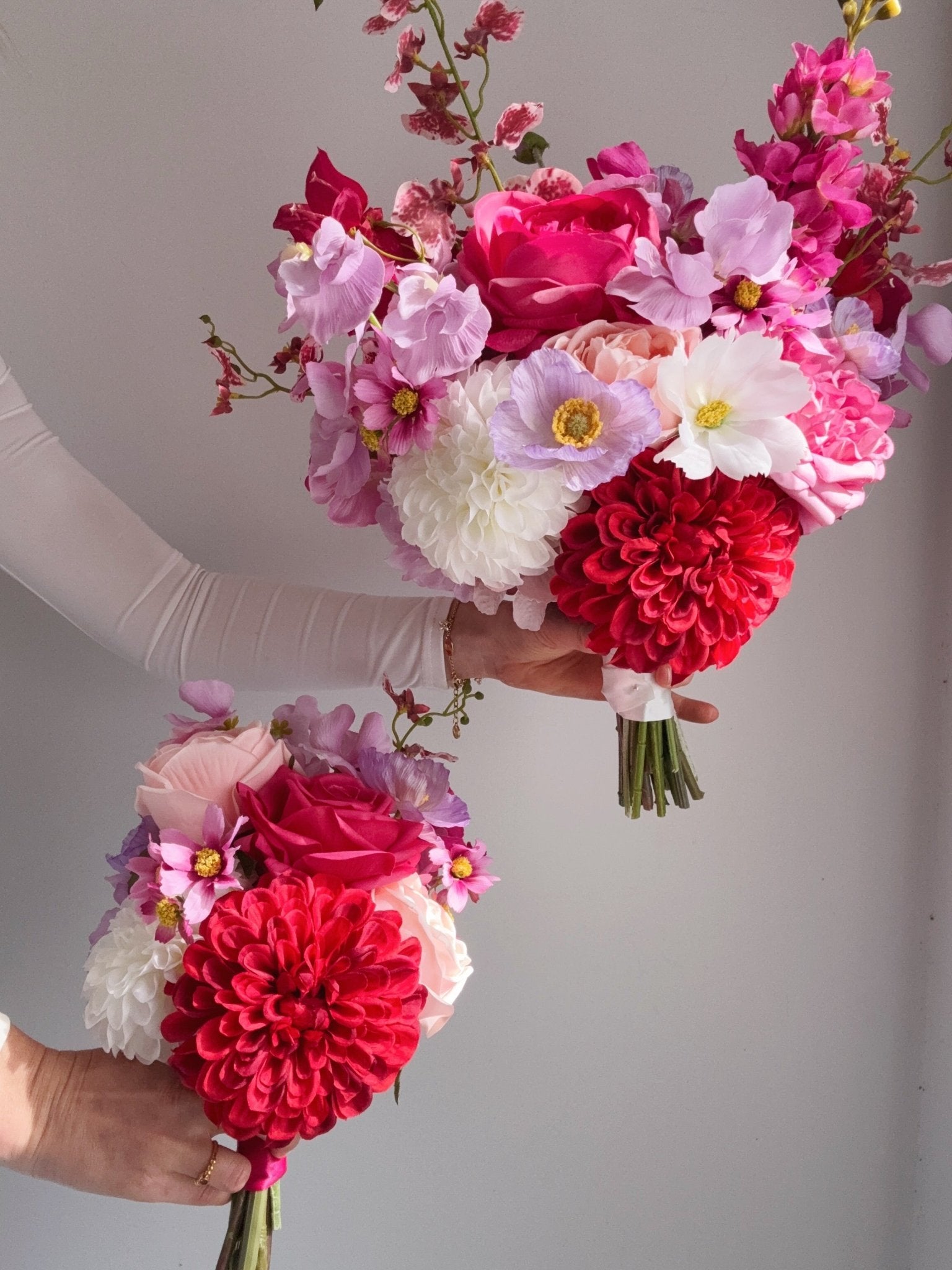 Sonder Wedding Bouquet - Cosmic Crush - Premium Artificial Wedding Flowers by Sonder + Stone Boutique
