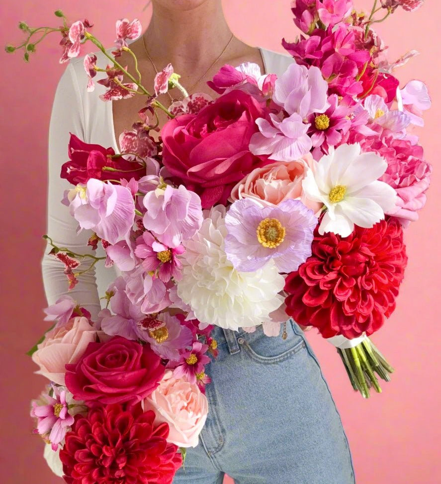 Sonder Wedding Bouquet - Cosmic Crush - Premium Artificial Wedding Flowers by Sonder + Stone Boutique