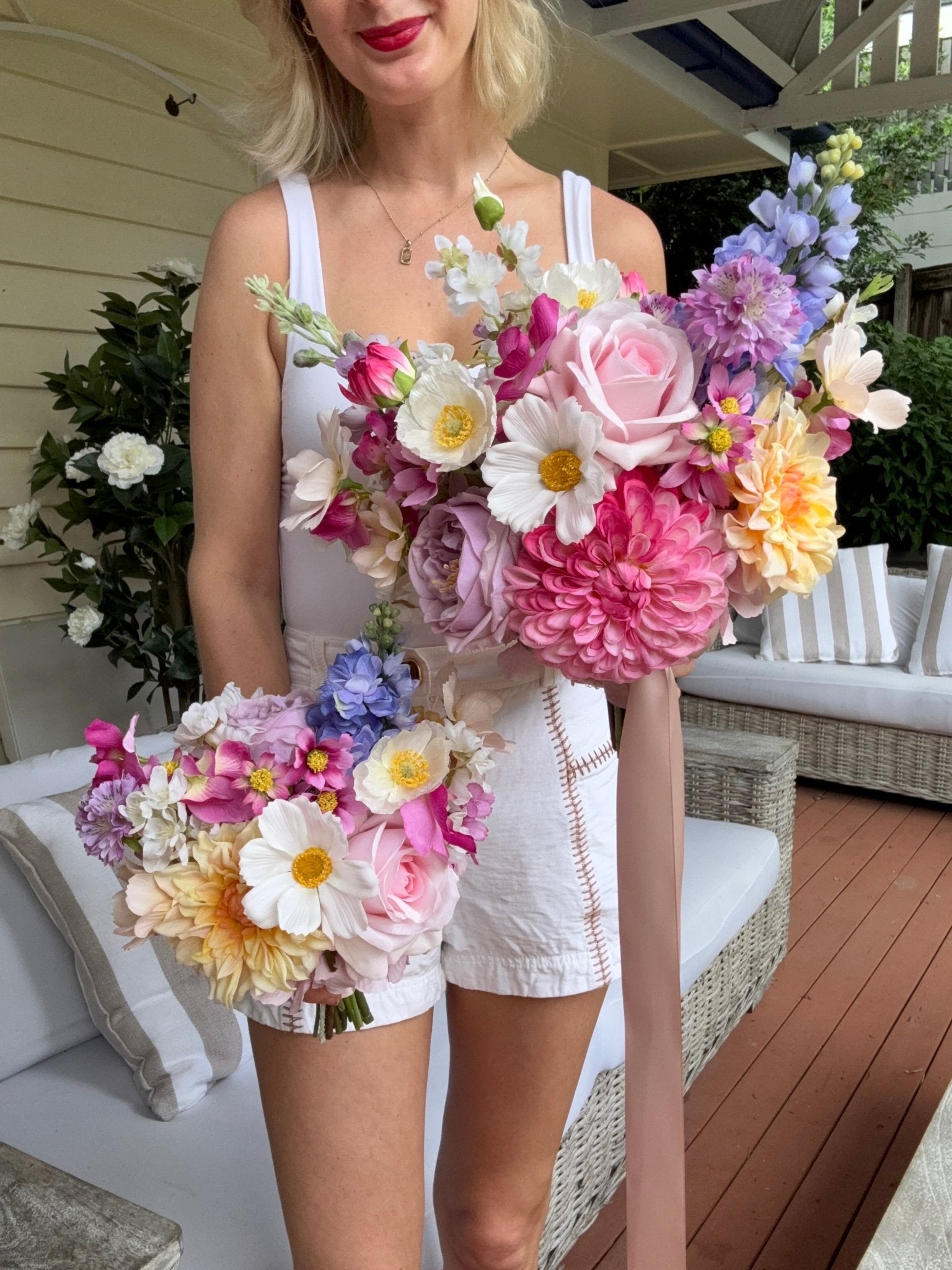 Artificial flowers Sonder Wedding Bouquet - Cottage Garden - Sonder + Stone Boutique