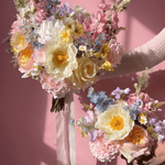 Sonder Wedding Bouquet - Cotton Candy - Premium Artificial Wedding Flowers by Sonder & Stone Boutique