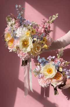 Sonder Wedding Bouquet - Cotton Candy - Premium Artificial Wedding Flowers by Sonder & Stone Boutique