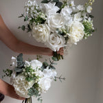 Sonder Wedding Bouquet - Evergreen - Premium Artificial Wedding Flowers by Sonder + Stone Boutique