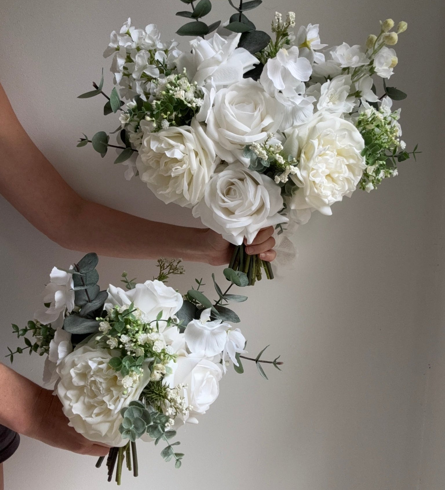 Sonder Wedding Bouquet - Evergreen - Premium Artificial Wedding Flowers by Sonder + Stone Boutique