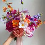 Sonder Wedding Bouquet - Flamingo Crush - Premium Artificial Wedding Flowers by Sonder + Stone Boutique