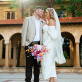 Sonder Wedding Bouquet - Flamingo Crush - Premium Artificial Wedding Flowers by Sonder + Stone Boutique