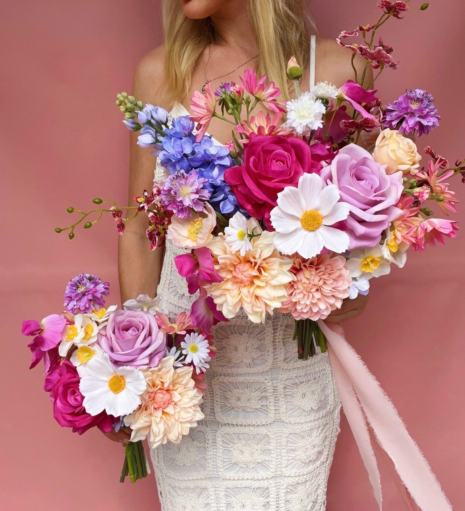 Artificial flowers Sonder Wedding Bouquet - Fun + Colourful - Sonder + Stone Boutique
