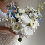 Artificial flowers Sonder Wedding Bouquet - Garden Blue + White - Sonder + Stone Boutique