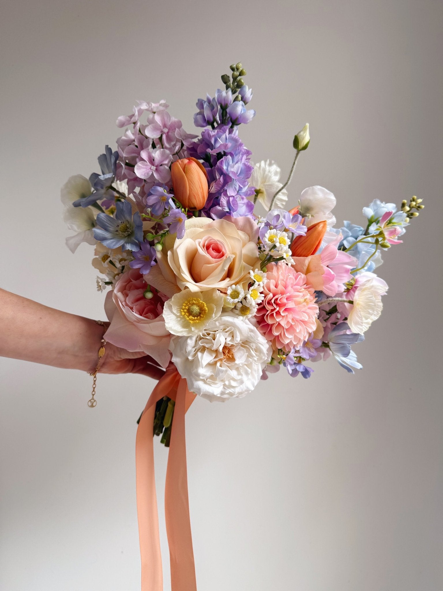 Sonder Wedding Bouquet - Garden Whimsy - Premium Artificial Wedding Flowers by Sonder + Stone Boutique