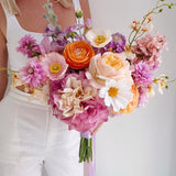Sonder Wedding Bouquet - Lavender Clementine (Limited Edition) - Premium Artificial Wedding Flowers by Sonder + Stone Boutique
