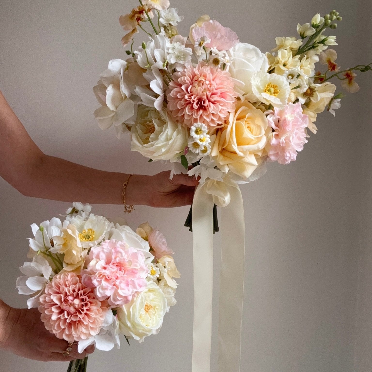 Sonder Wedding Bouquet - Lemon Sorbet - Sonder + Stone Boutique Artificial Wedding Flowers